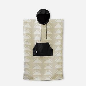 Nomadix Changing Poncho: Wave Blue Sunshine Sandy Beige