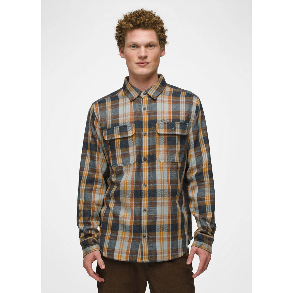 Prana M Westbrook Flannel Shirt - Slim unar / L