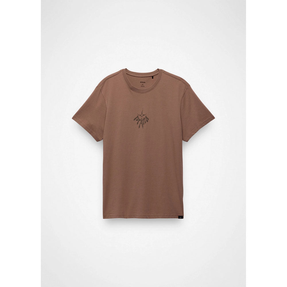 Prana Mens Heritage Graphic Short Sleeve Tee Shroom Mandala
