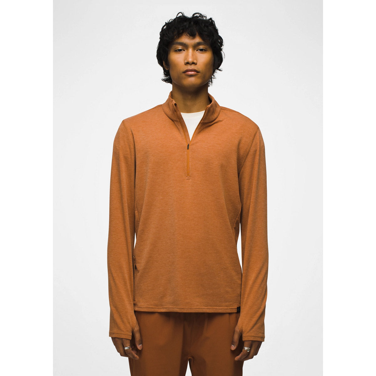 Prana Men's Altitude Tracker 1/4 Zip II Clay