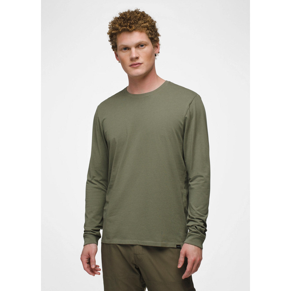 Prana M Everyday LS Tee - Standard Rye Green