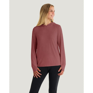 Free Fly Apparel Womens Bamboo Shade Hoodie II 672 Plum