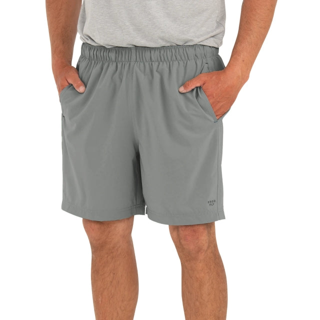 Free Fly Apparel Mens Breeze Short - 6 316 Cement