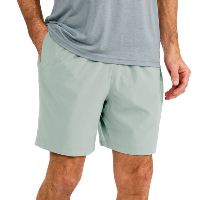 Free Fly Apparel Mens Lined Breeze Short - 7.5 505 Green Haze