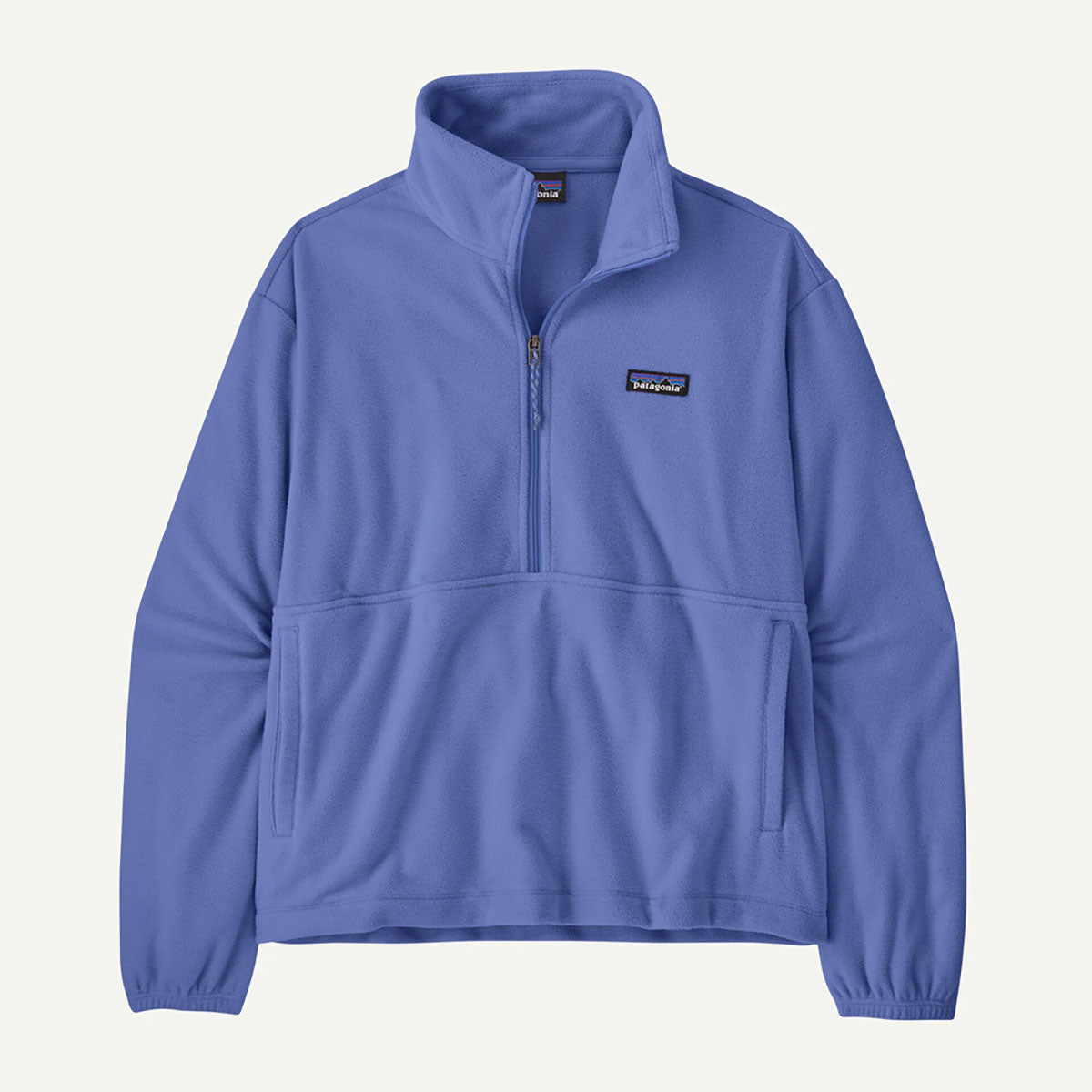 Patagonia Womens Micro D 1/2-Zip Fleece Pullover Diver Blue