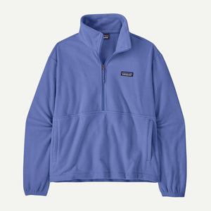 Patagonia Womens Micro D 1/2-Zip Fleece Pullover Diver Blue