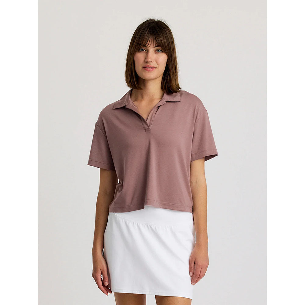 Free Fly Apparel Womens Elevate Sport Polo Fig