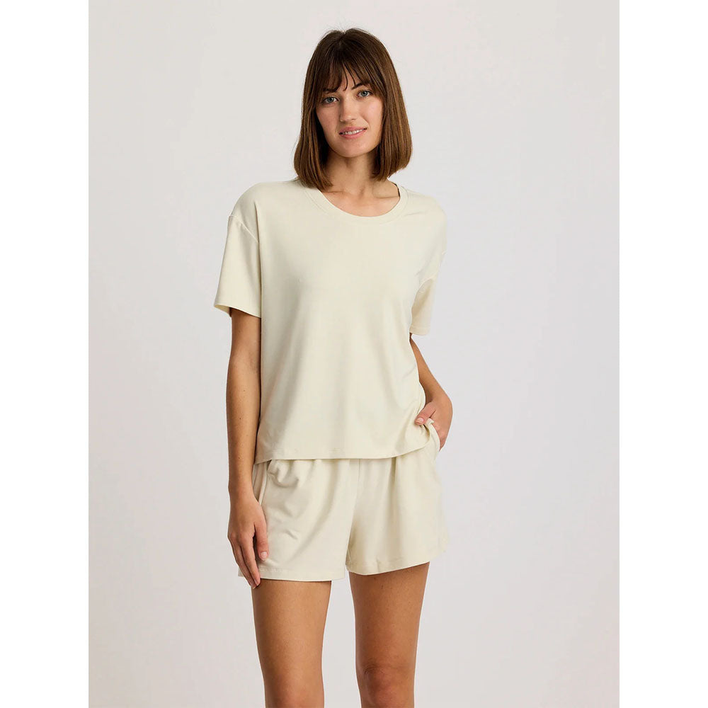 Free Fly Apparel Womens Bamboo Flex Sunday Tee Birch
