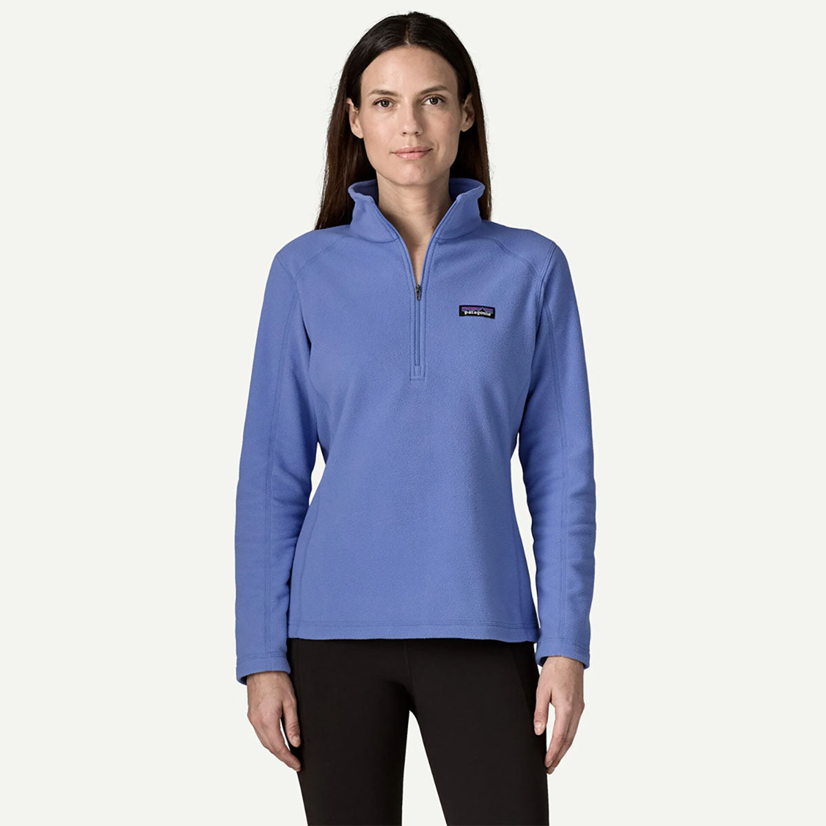 Patagonia Womens Micro D 1/4-Zip Fleece Diver Blue