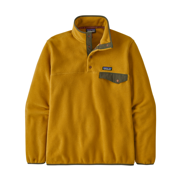 Patagonia Mens Lightweight Synchilla Snap-T Fleece Pullover CGLD Cabin Gold