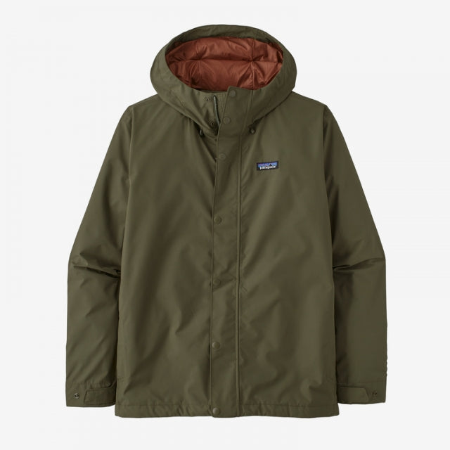 Patagonia M Jackson Glacier Rain Jkt BSNG Basin Green