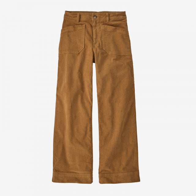 Patagonia W Wide Leg Cord Pants NESB Nest Brown
