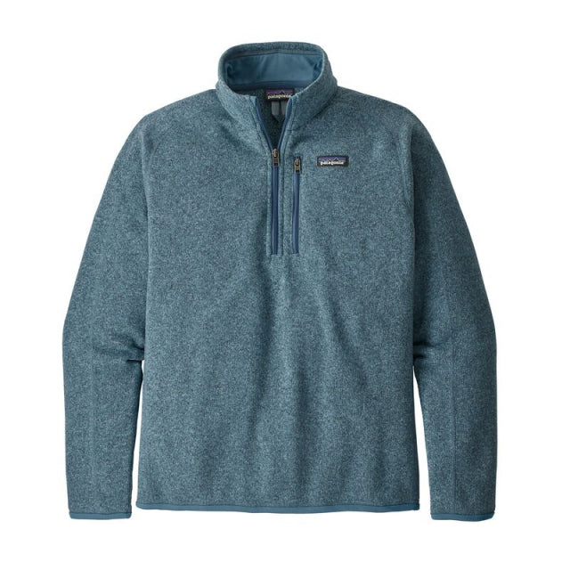 Patagonia Mens Better Sweater 1/4 Zip Pigeon Blue