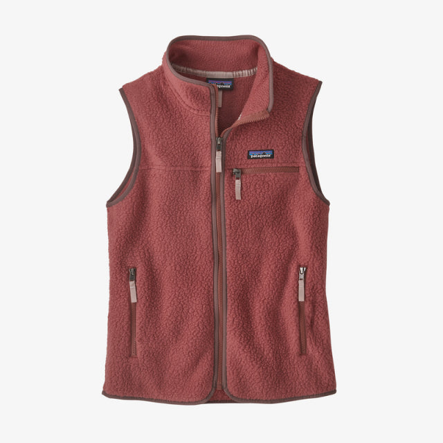 Patagonia Womens Retro Pile Vest Rosehip