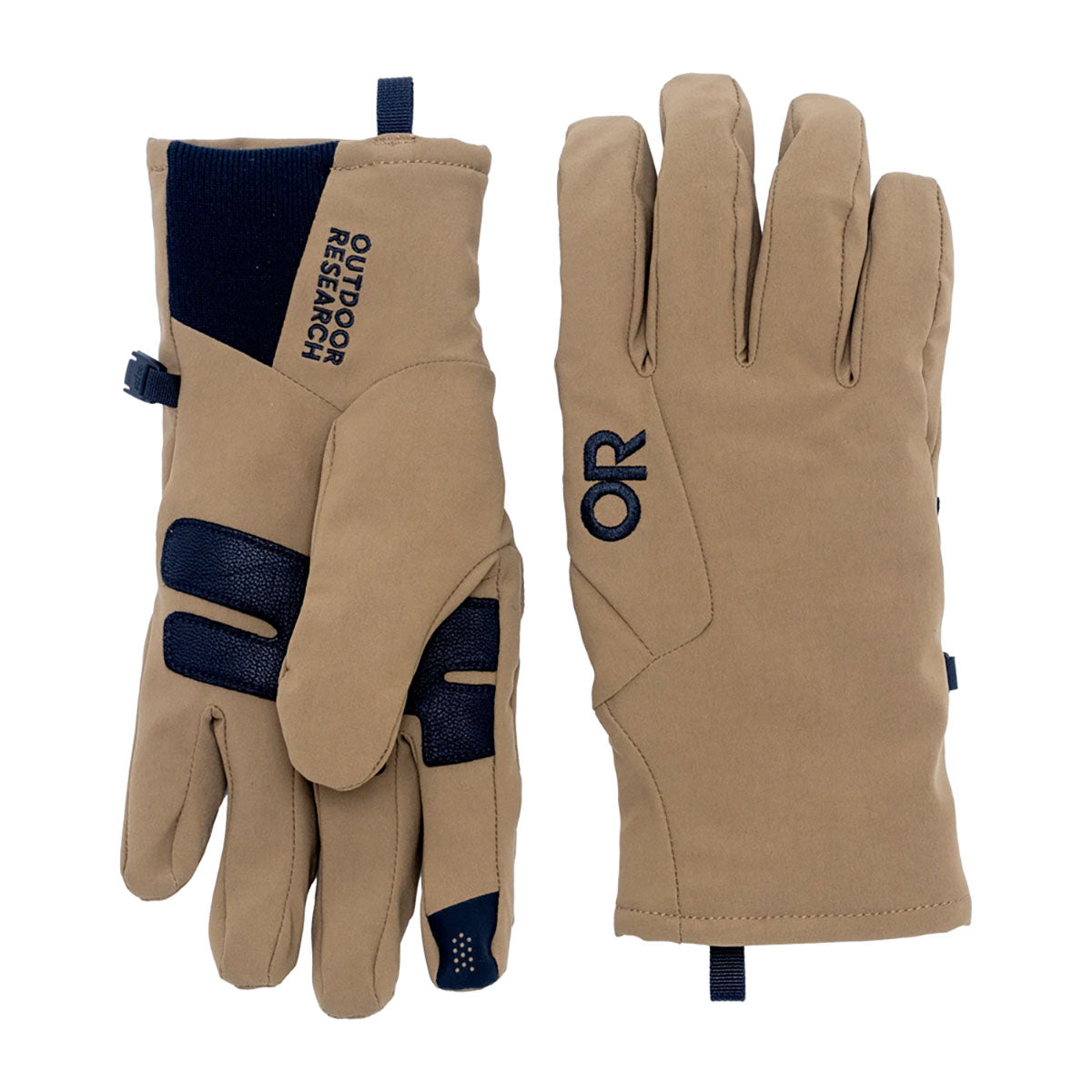Outdoor Research Mens Sureshot Softshell Gloves Coyote