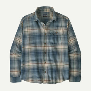 Patagonia Mens Long-Sleeved Lightweight Fjord Flannel Shirt Melting Ombre: Summit Blue