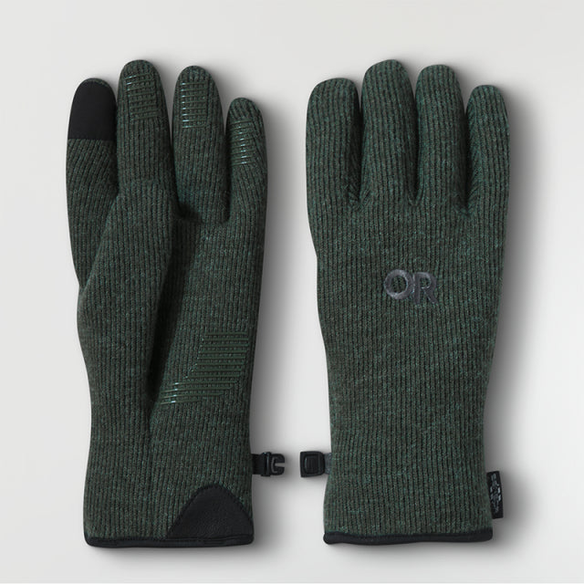 Outdoor Research Mens Flurry Sensor Gloves 1943 Loden