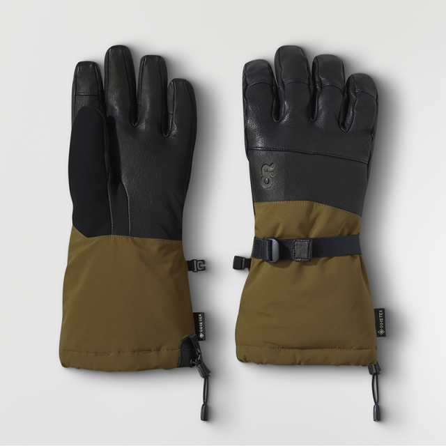 Outdoor Research Mens Carbide Sensor Gloves Saddle/Black