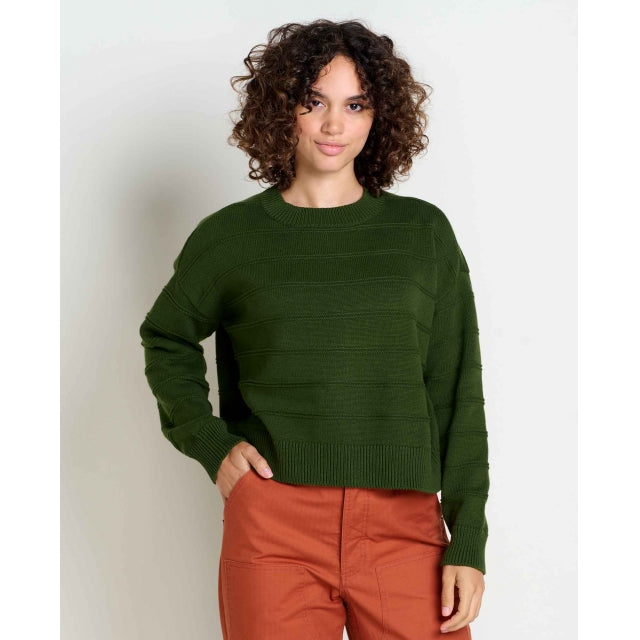 Toad&Co. Women's Bianca II Crew Sweater 319 Epidote