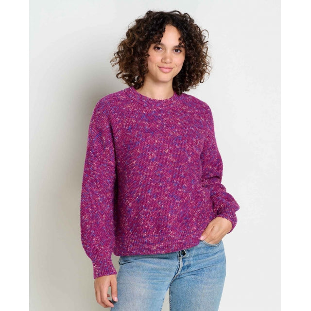 Toad&Co. W Twigtree Button Back Sweater 509 Boysenberry