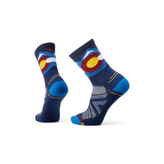 Smartwool Hike Light Cushion Colorado Crew J96 Laguna Blue