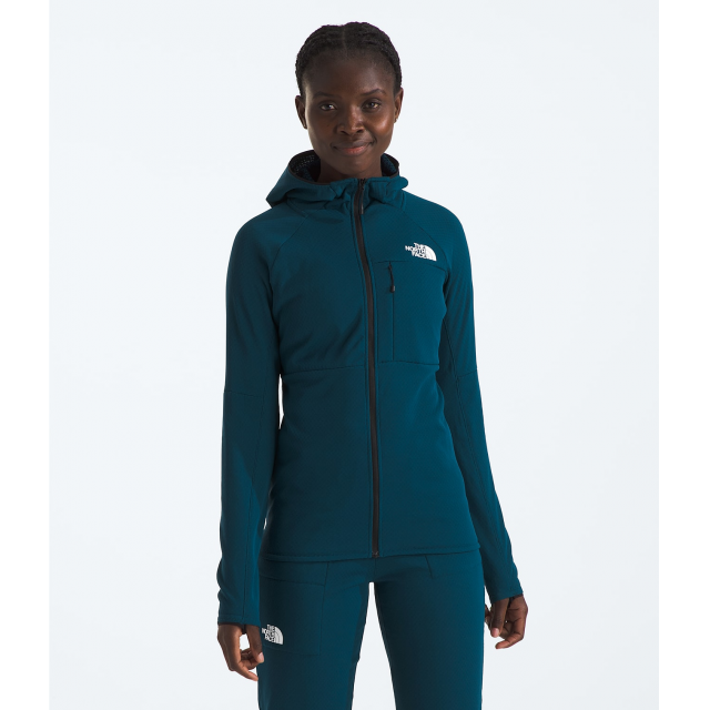 The North Face W Summit FutureFleece Full Zip Hoodie 1NO Midnight Petrol