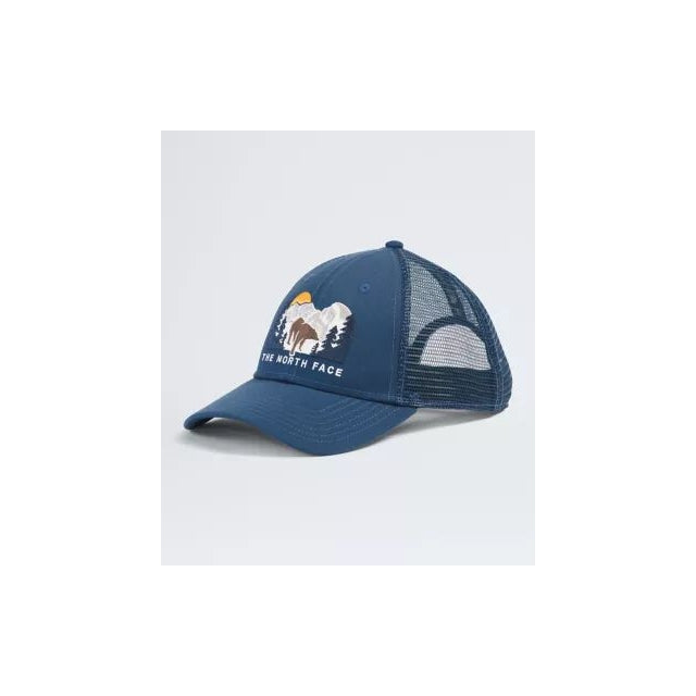The North Face Embroidered Mudder Trucker OF5 Shady Blue/Bear Graphic