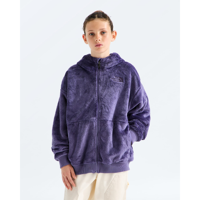 The North Face Girls Osito Full Zip Hoodie NNK Grounded Plum
