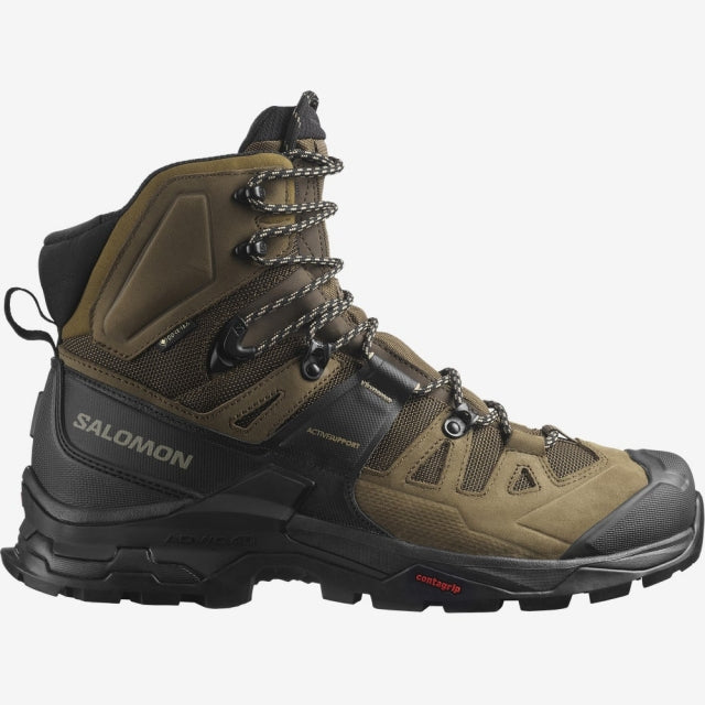 Salomon Mens Quest 4 Gore-tex Desert Palm/Black/Kelp