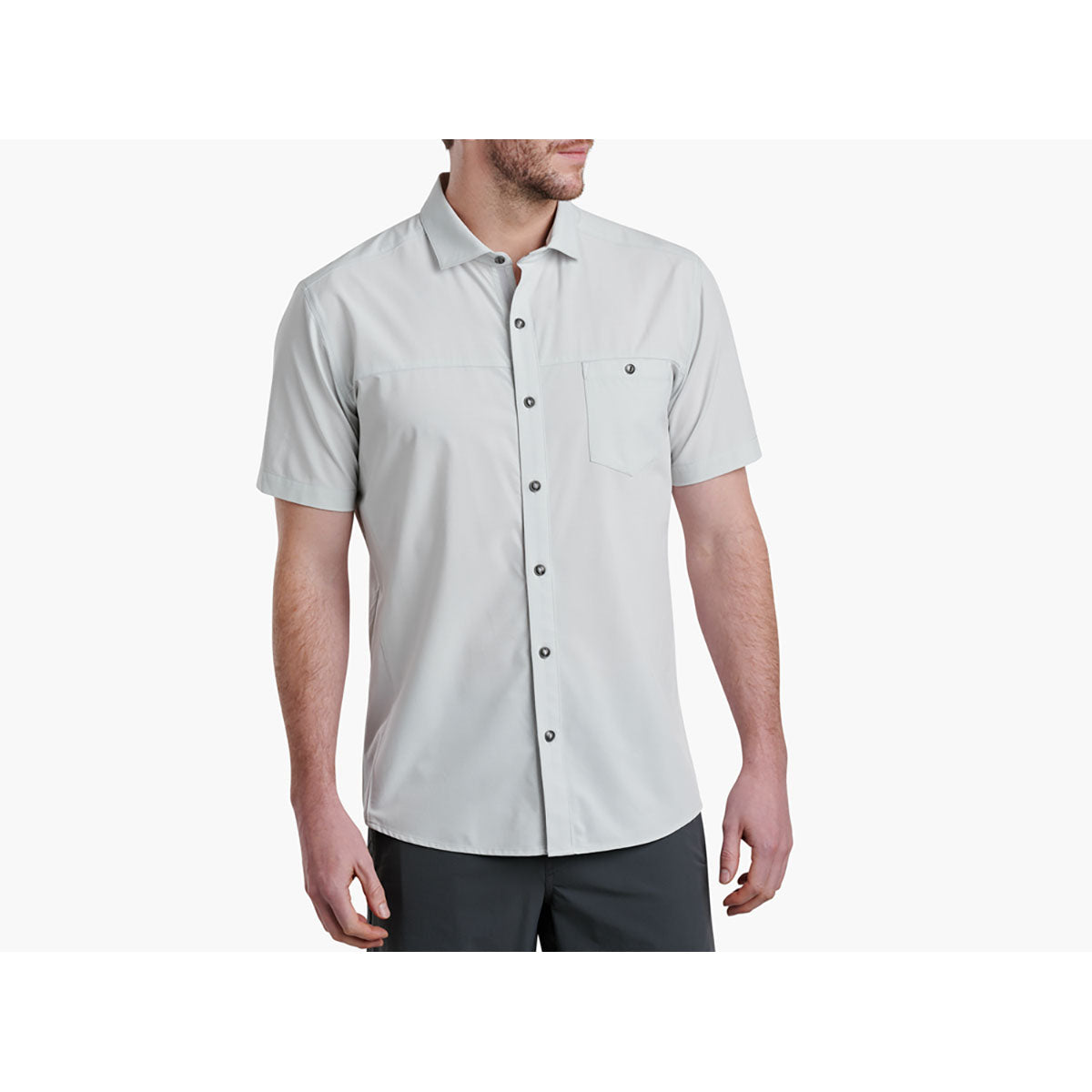 Kuhl Mens Optimizr Short Sleeve Overcast