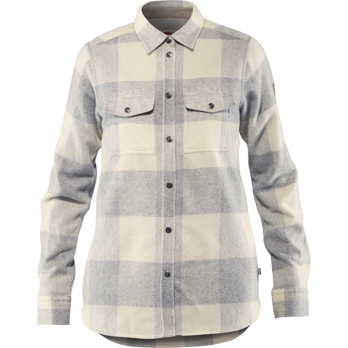 Fjallraven Women&#39;s Canada Shirt 021-113 Fog-Chalk White