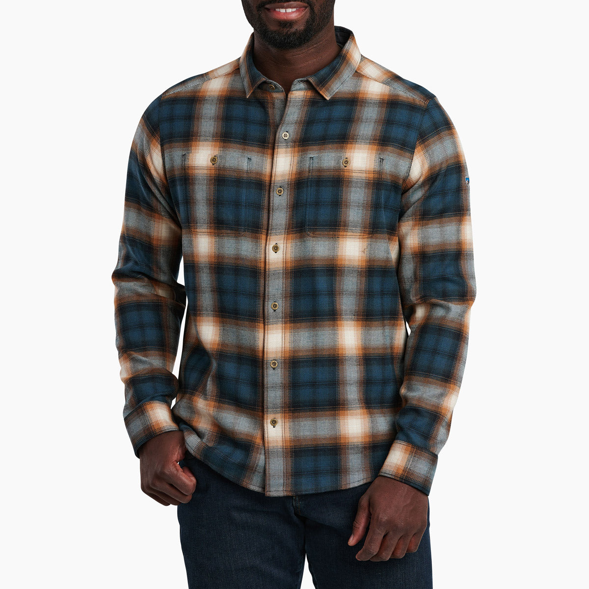 Kuhl Men's Law Flannel Long Sleeve oonlight Bay / M
