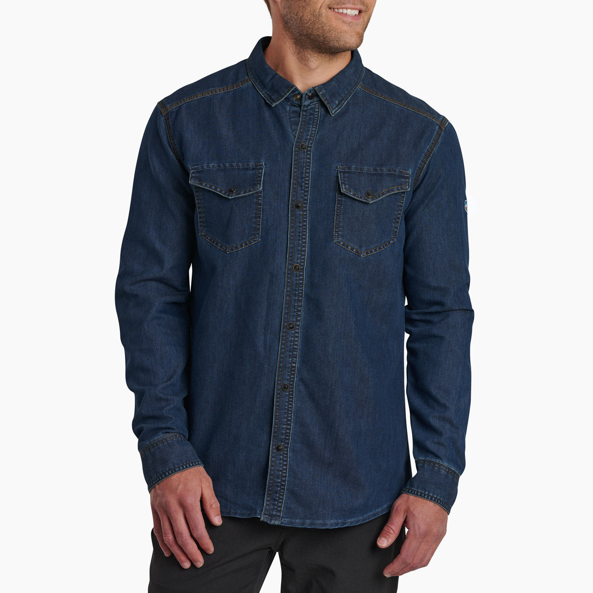 Kuhl Men's Desperado Long Sleeve Vintage Blue