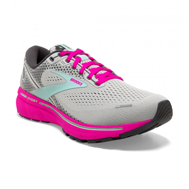 Brooks Women's Ghost 14 024 Oyster/Yucca/Pink