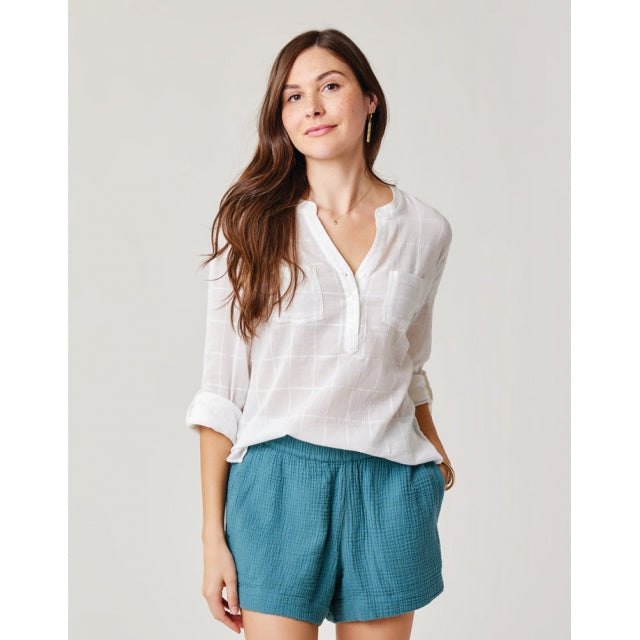 Carve Designs W Dylan Textured Shirt 070 Cloud
