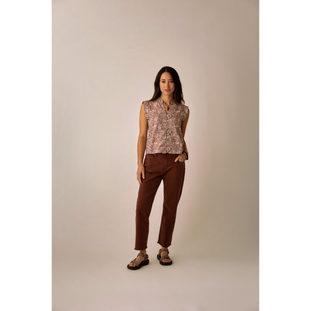 Carve Designs Womens Reagan Top 650 Dusk Isla