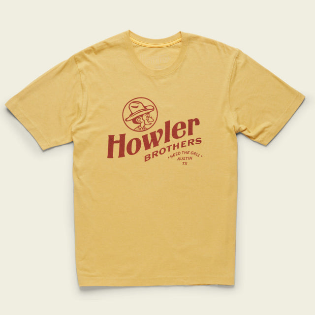 Howler Brothers Mens Cotton T RAT El onito Seal: Rattan / M
