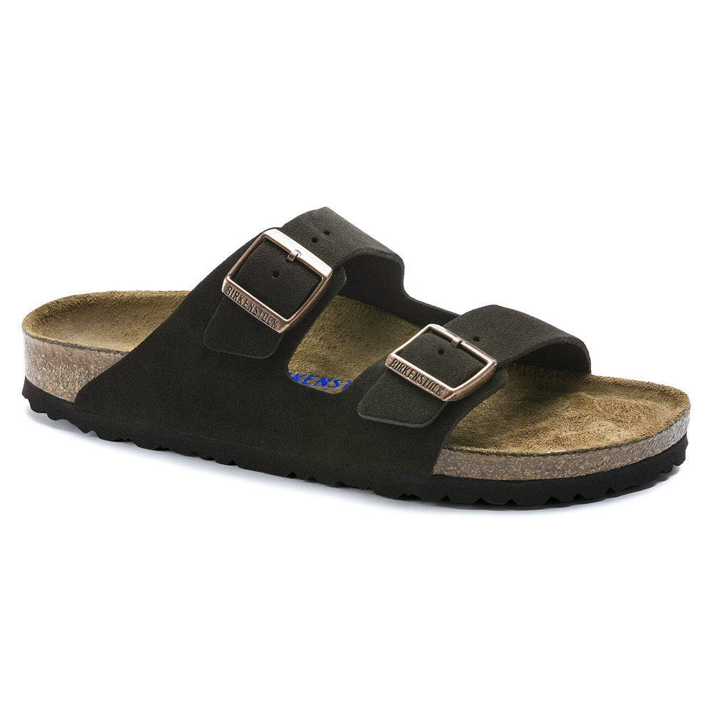 Birkenstock Arizona Soft Footbed Suede Leather - Regular Mocha