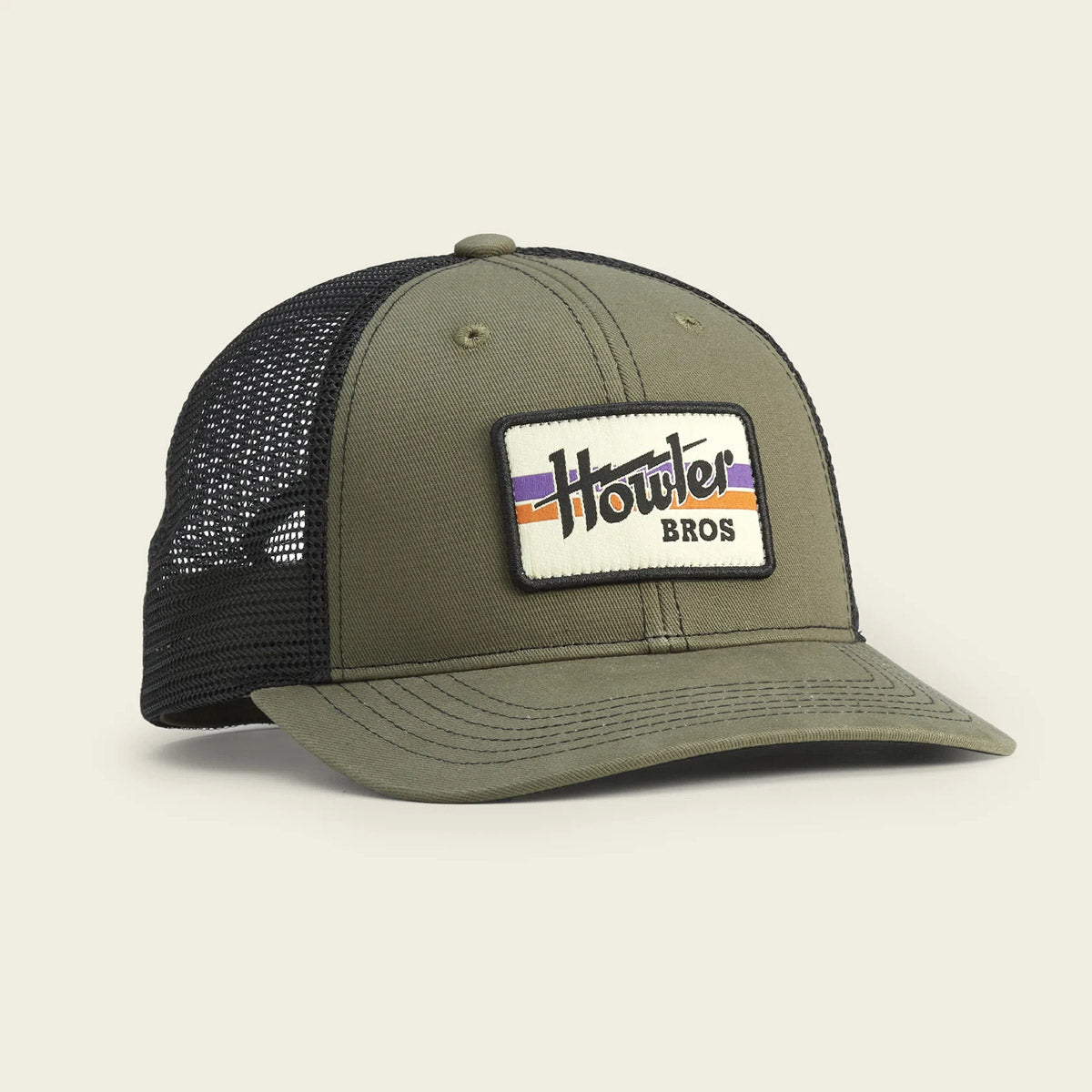 Howler Brothers Standard Hat Howler Electric Stripe: Rifle Twill