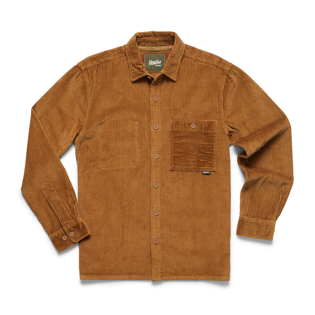 Howler Brothers Men&#39;s Iquitos Overshirt DUC Duck Brown