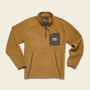 Howler Brothers Mens Free Range Fleece Pullover Dijon