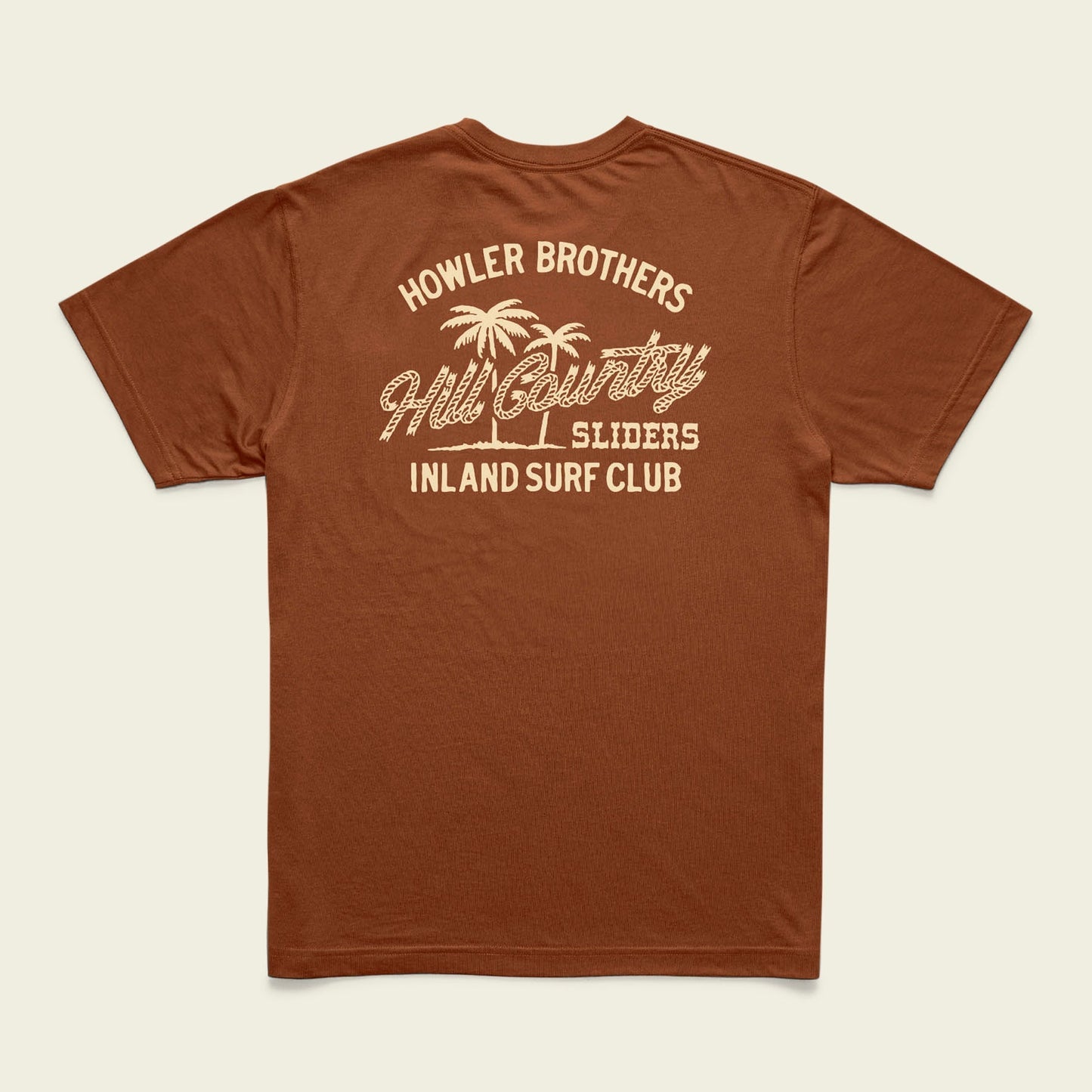 Howler Brothers Mens Cotton T CAR Howler Slab: Caramel