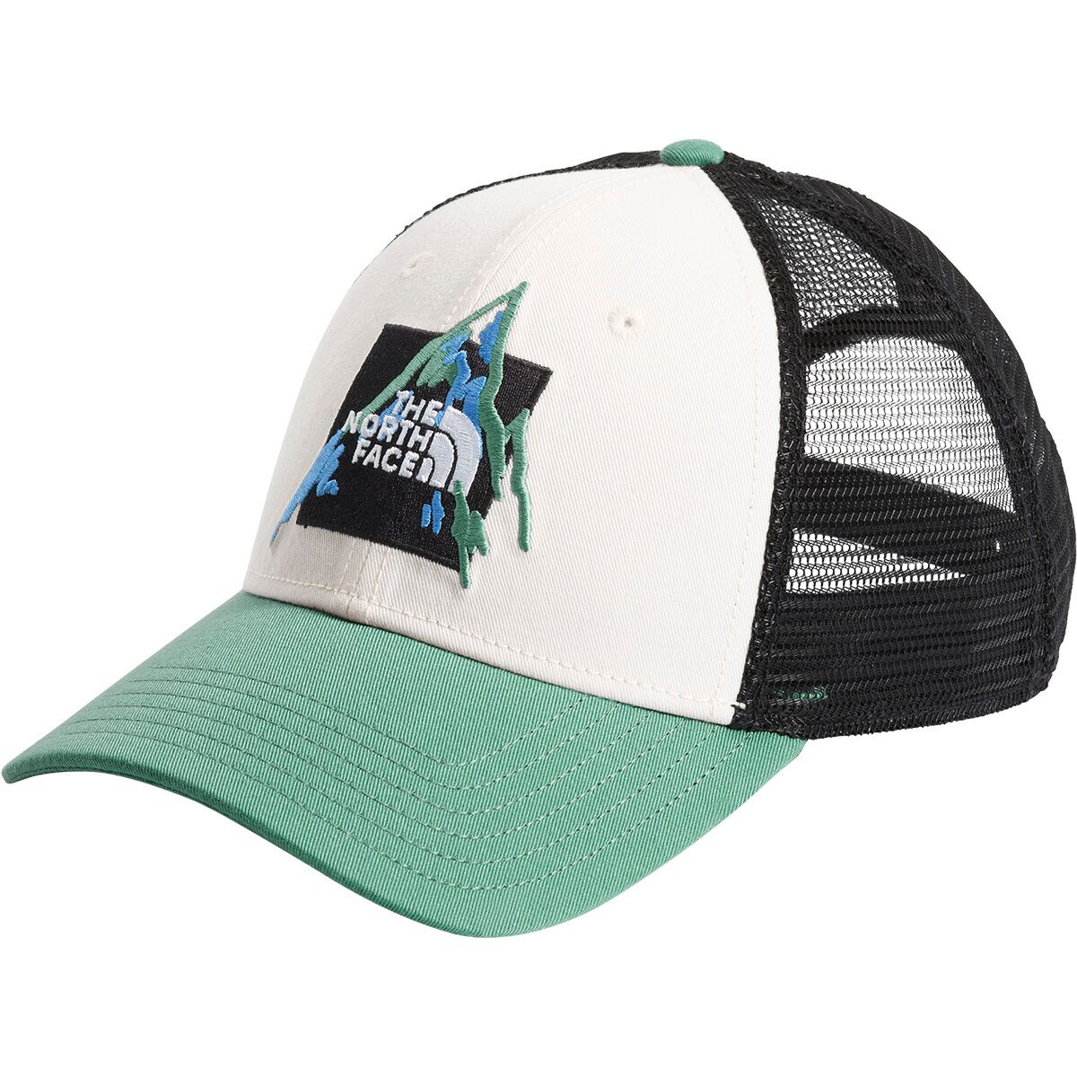 The North Face Mudder Trucker Heritage Graphic/Deep Grass Green/Gardenia White
