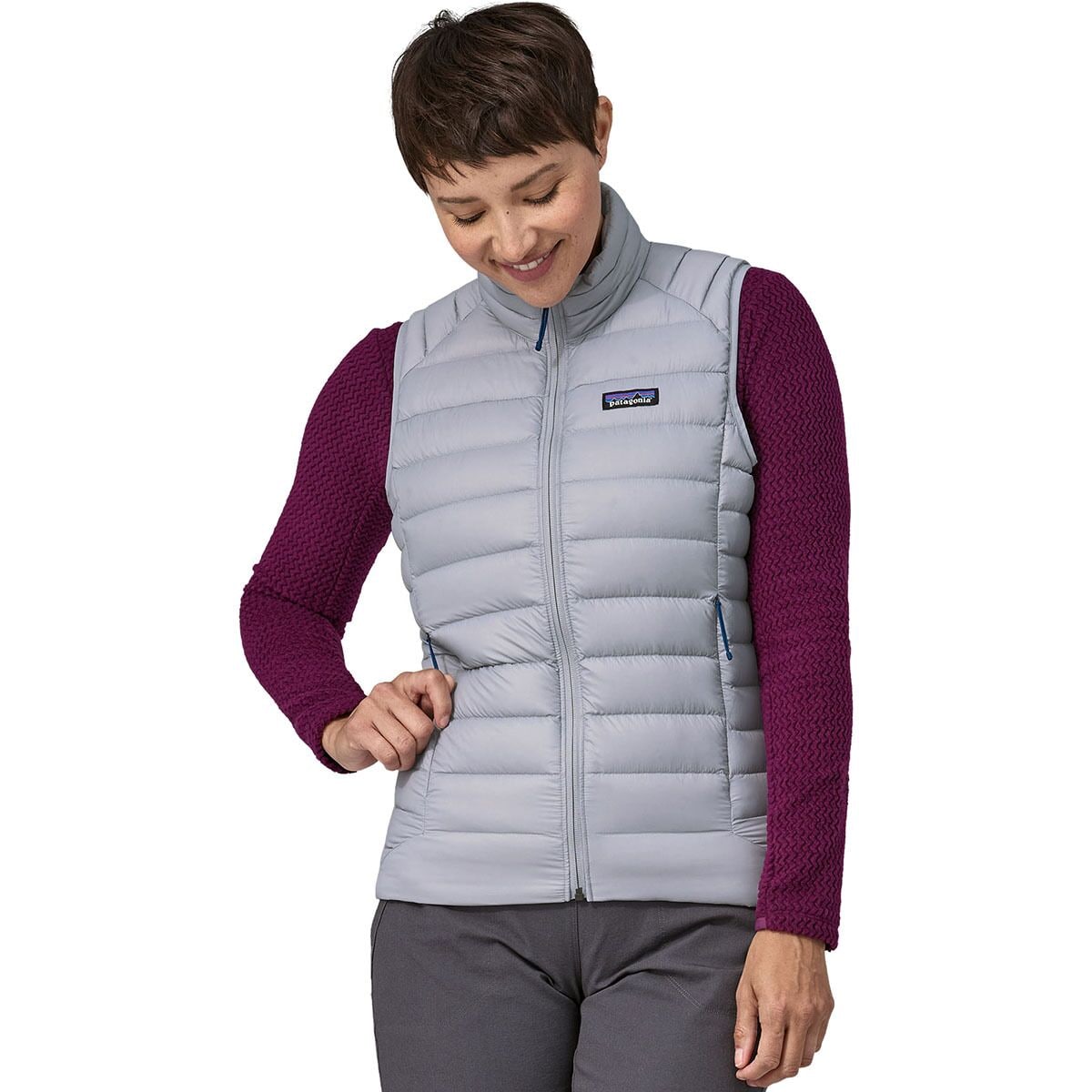 Patagonia Women's Down Sweater Vest HERG Herring Grey
