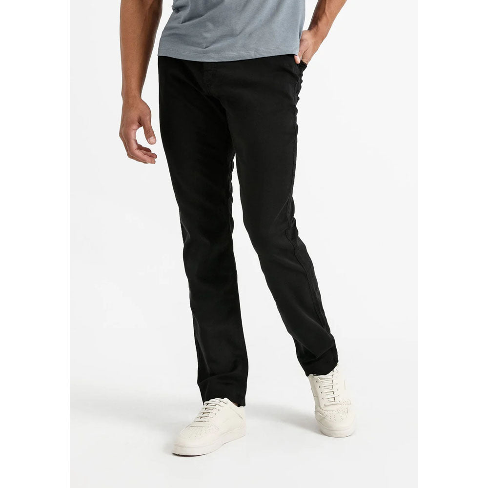 DU/ER Mens No Sweat Pant Relaxed Taper - 30 Inseam Black