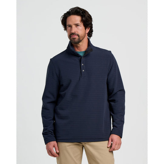 Men's Gridback Fleece Snap Pullover