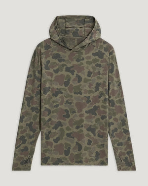 Free Fly Apparel Mens Bamboo Shade Hoodie 435 Heather True Navy
