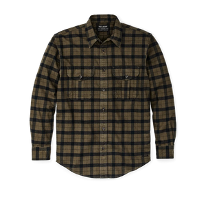 Filson Mens Alaskan Guide Shirt Otter Green/Black