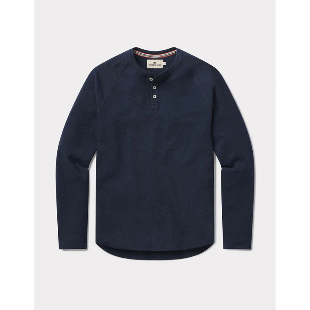 The Normal Brand Men's Puremeso Everyday Henley Normal Navy