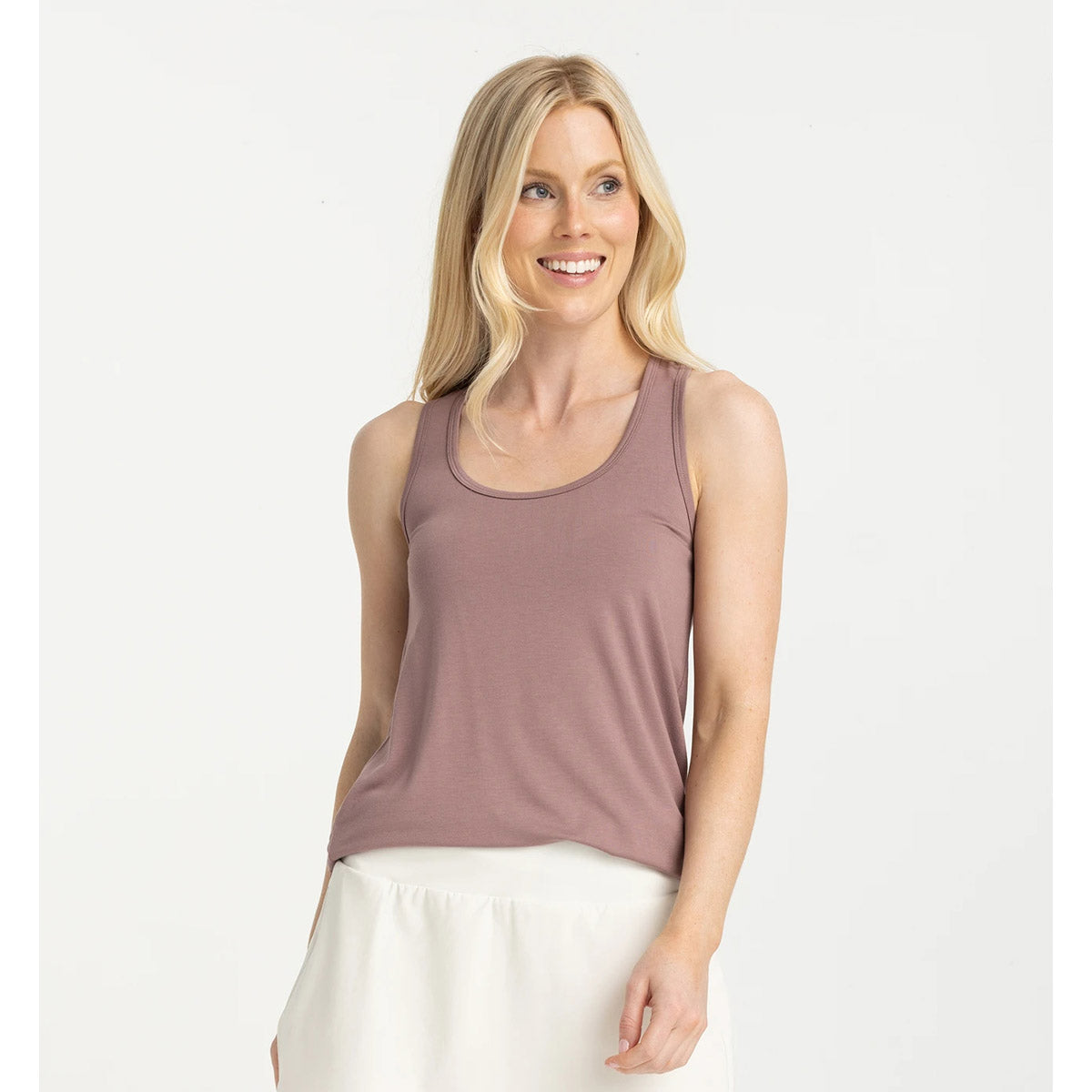 Free Fly Apparel Women's Bamboo Motion Racerback Tank Fig